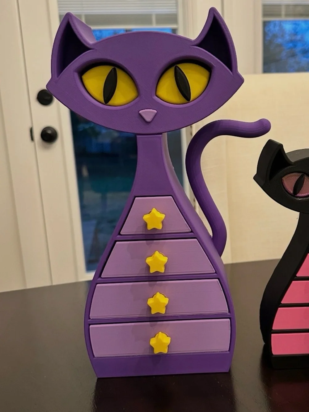 Custom Made Cat Jewelry Box 12” Tall
